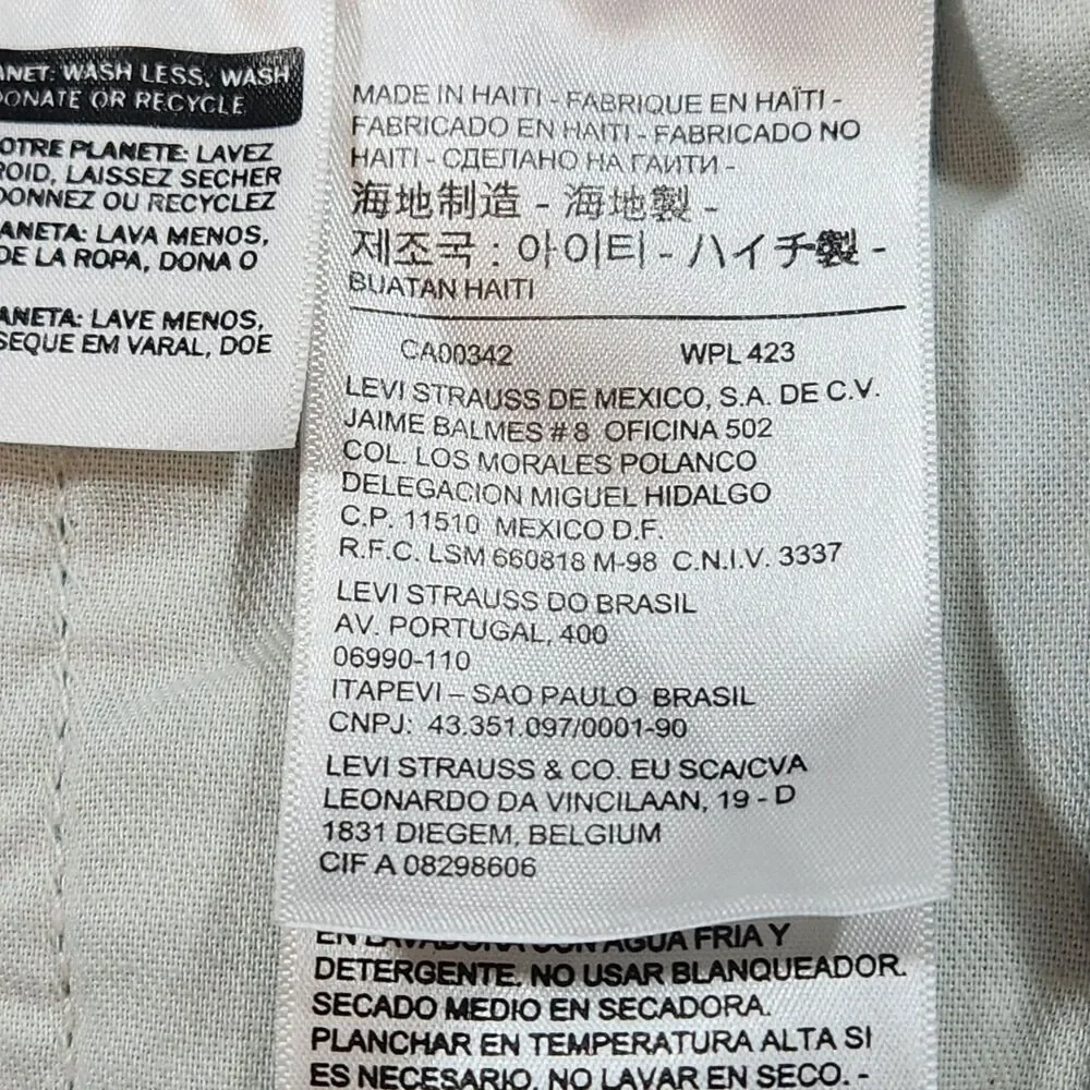 Levi's 501 Mens Jeans Button Fly Straight Leg W32 x L30 Act W29 x L28 Teal Blue - Picture 14 of 16